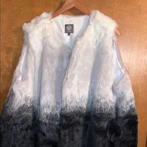 Vince Camuto Plus Size Faux Fur Vest